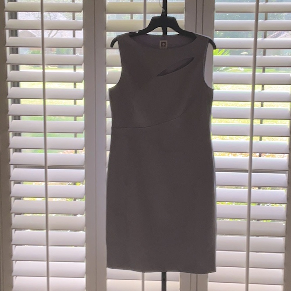 Anne Klein Greystone Sleeveless Sheath, Size 12